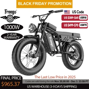 FREEGO F0 Electric Bike 20" Inch Fat Tire