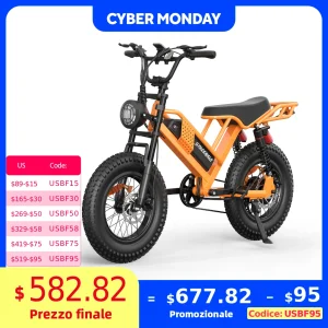 20" Fat Tire Mountain 24.9mph 4X Suspension E bike