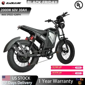 42 MPH Electric Bike and Electric Motorcycle