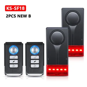 Awapow Wireless Vibration Bike Alarm With Remote Control