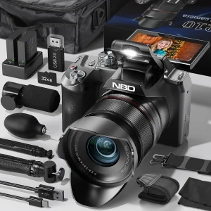 5K Digital Cameras , 16X Optical Zoom Camera With WiFi