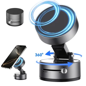 Mini 360° Vacuum Double Side Magnetic Suction Cup Holder