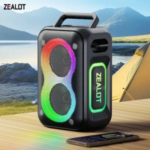 Zealot_PT02 Bluetooth Speaker,Ultra Portable, Up to 12H Playtime,I