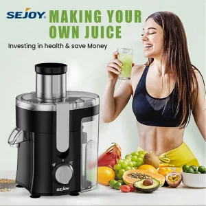 Sejoy Compact Fruits Juicer,Juice Extractor Machine